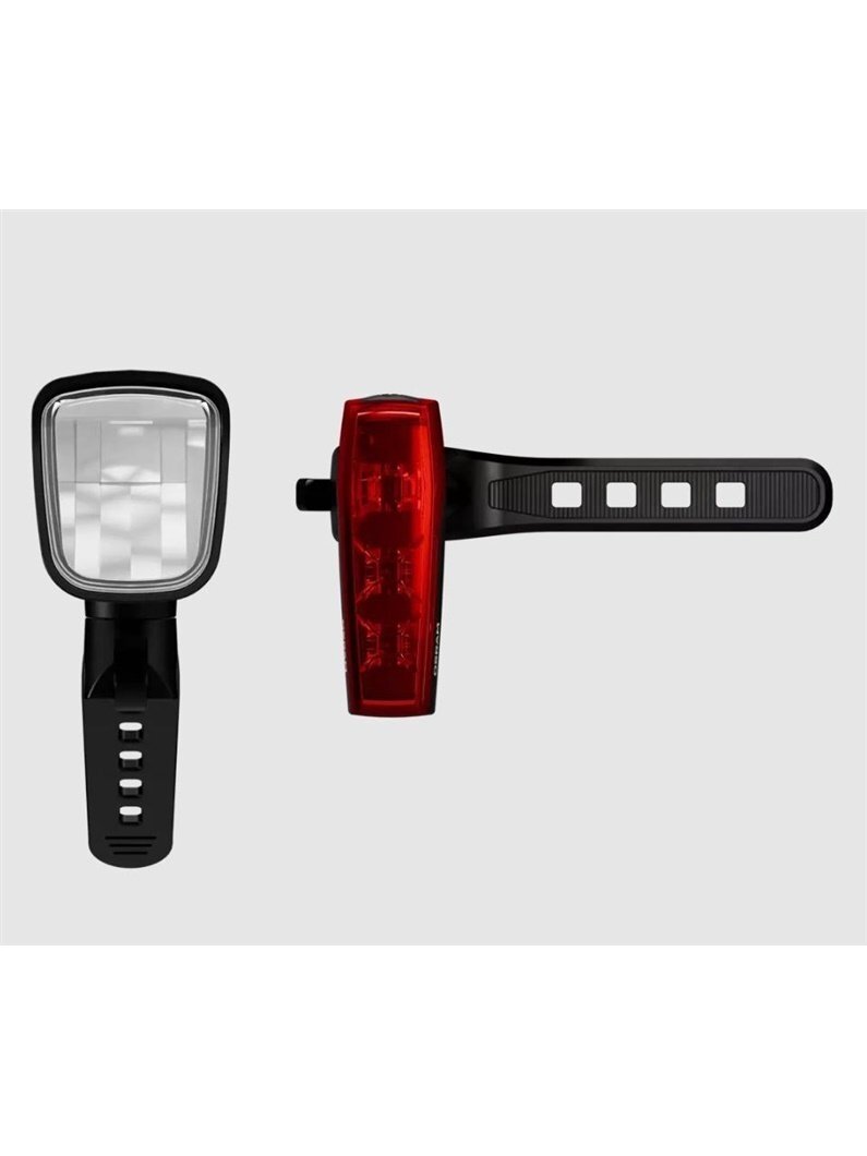 Dviračių žibintų rinkinys Osram LED, plastikas, juoda 1 Dviračių žibintų rinkinys Osram LED, plastikas, juoda 1