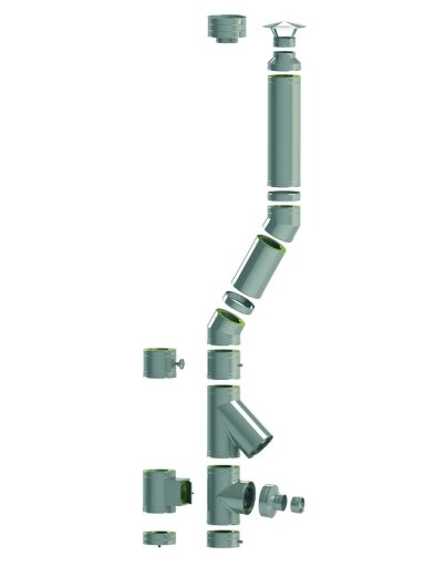 DW alkūnė HeatUp NPNP d.130/180 45° (H221 1 2102 0130 045)