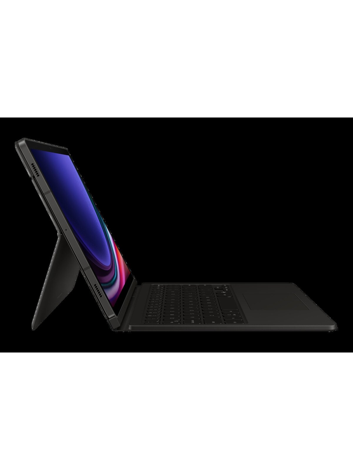 DX725UB Book Cover Keyboard Samsung Galaxy Tab S9/S9 FE/S10 FE/S10 Lite, Black 4