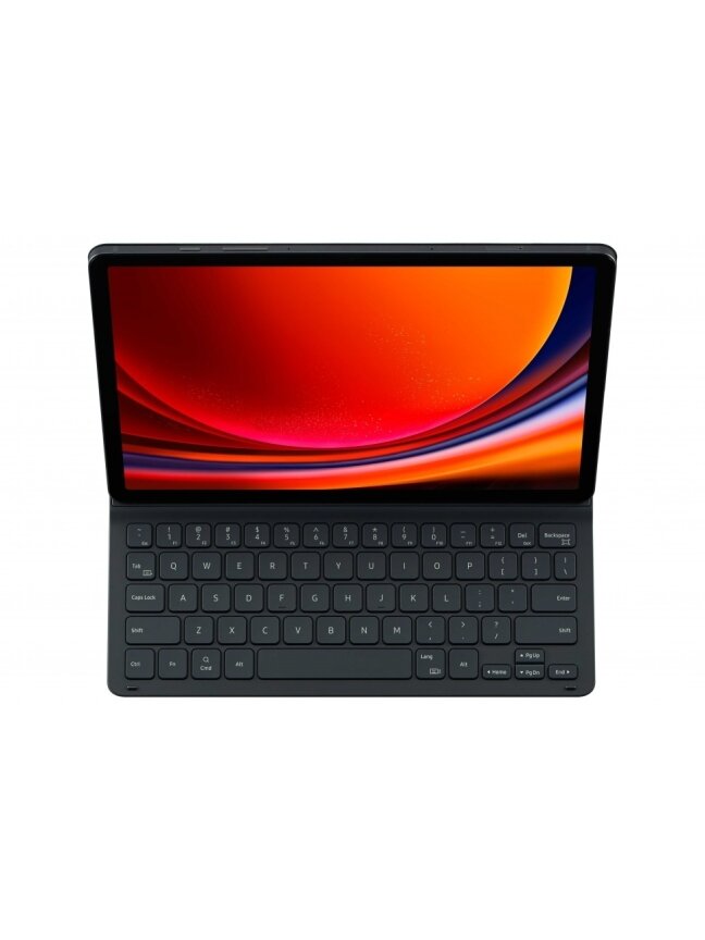 DX710UBE Book Cover Keyboard Slim for Samsung Galaxy Tab S9 / S9FE, Black 1