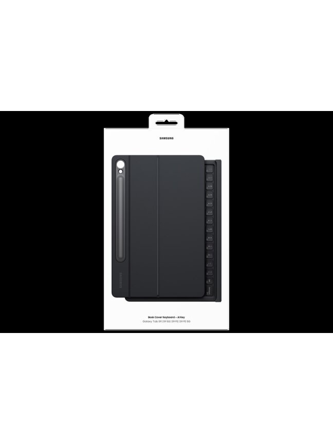 DX725UB Book Cover Keyboard Samsung Galaxy Tab S9/S9 FE/S10 FE/S10 Lite, Black 2