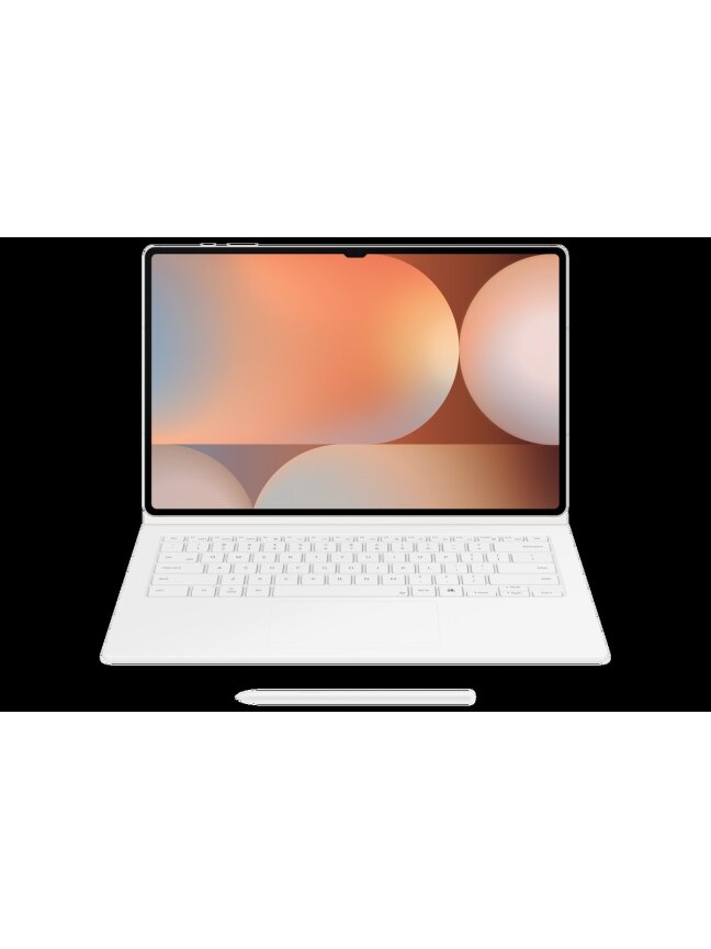 DX925UWE Book Cover Keyboard Samsung Galaxy Tab S10 Ultra/S9 Ultra, White 6