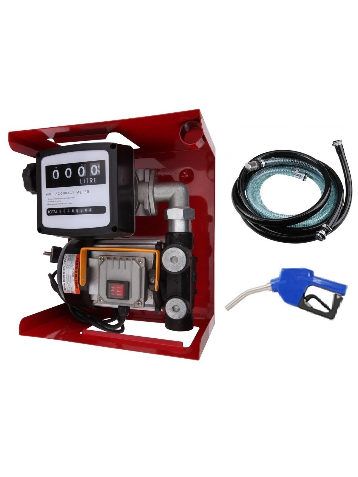 ⬡ Dyzelino perdavimo siurblys 230V (su automatiniu pistoletu) (ACFD60A, AOCHENG)