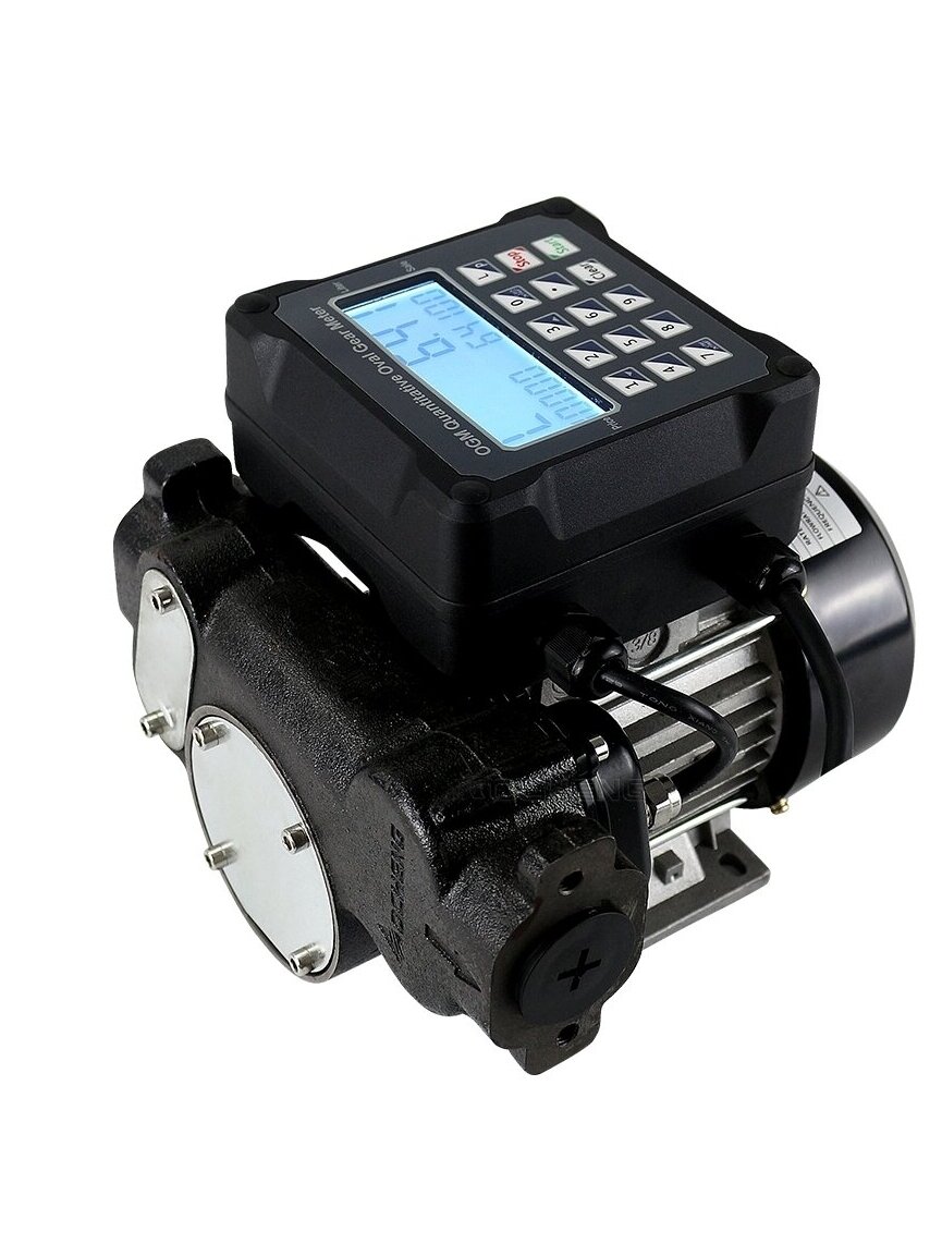 ⬡ Dyzelino elektrinis perpylimo siurblys AC 220V su iš anksto nustatomu matuokliu (ACTP65P, AOCHENG)