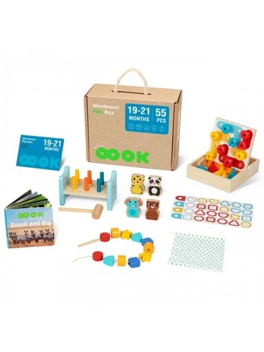 Edukacinis Rinkinys Vaikams nuo 19 mėn. TOOKY TOY Box XXL Montessori 7in1