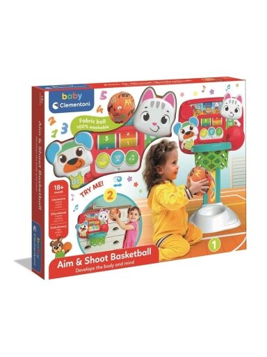 Edukacinis žaislas Clementoni Aim&Shoot Basketball