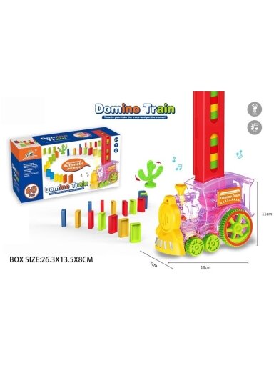 Edukacinis žaislas Domino Train 640500B