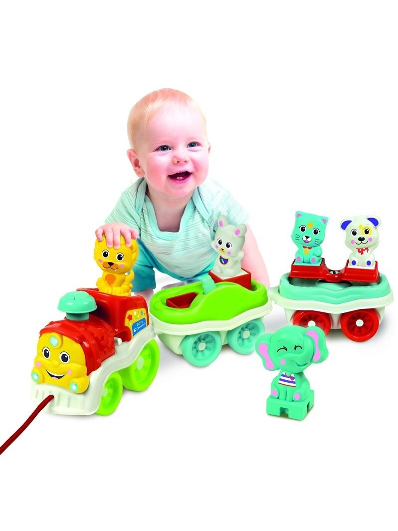 Edukacinis žaislas Clementoni 3 in 1 Animal Train 17848 1