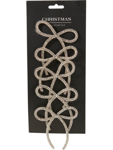 Eglutės žaisliukas Beads Bow, rausvo aukso, 5 vnt. Eglutės žaisliukas Beads Bow, rausvo aukso, 5 vnt.