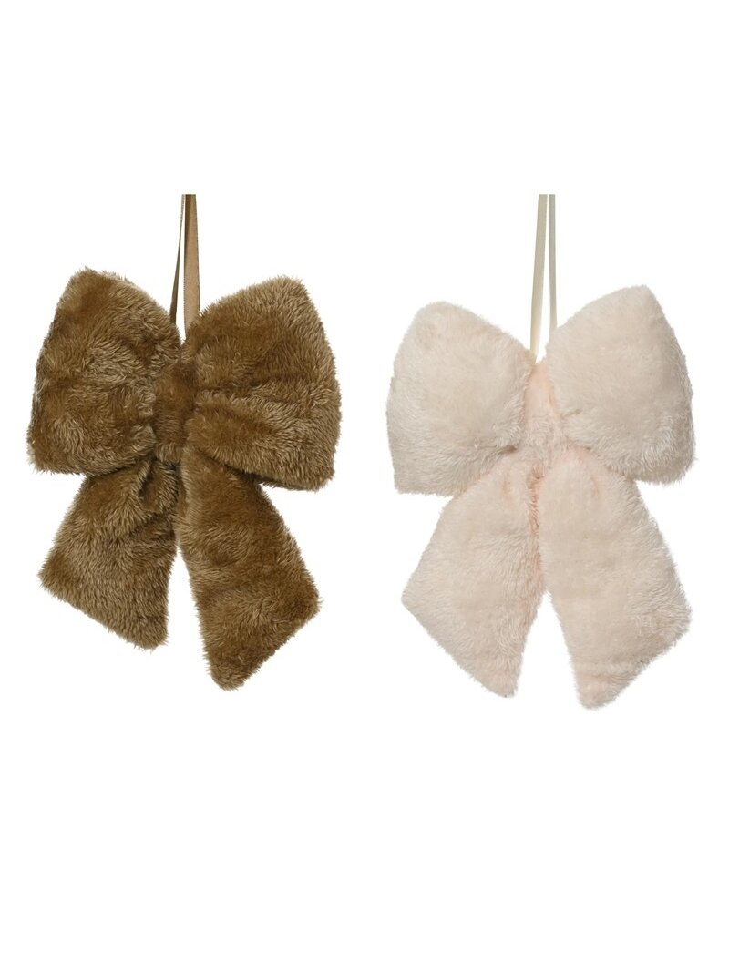 Eglutės žaisliukas Decoris Bow, rudas