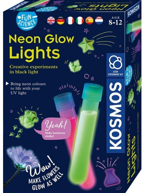 Eksperimentų rinkinys Kosmos Neon Glow Lights 1KS616830 Eksperimentų rinkinys Kosmos Neon Glow Lights 1KS616830