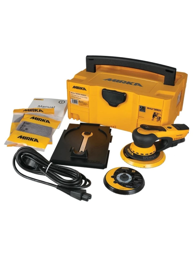Ekscentrinis šlifuoklis Mirka DEROS II 5650 EU; 400 W; 125/150 mm 2