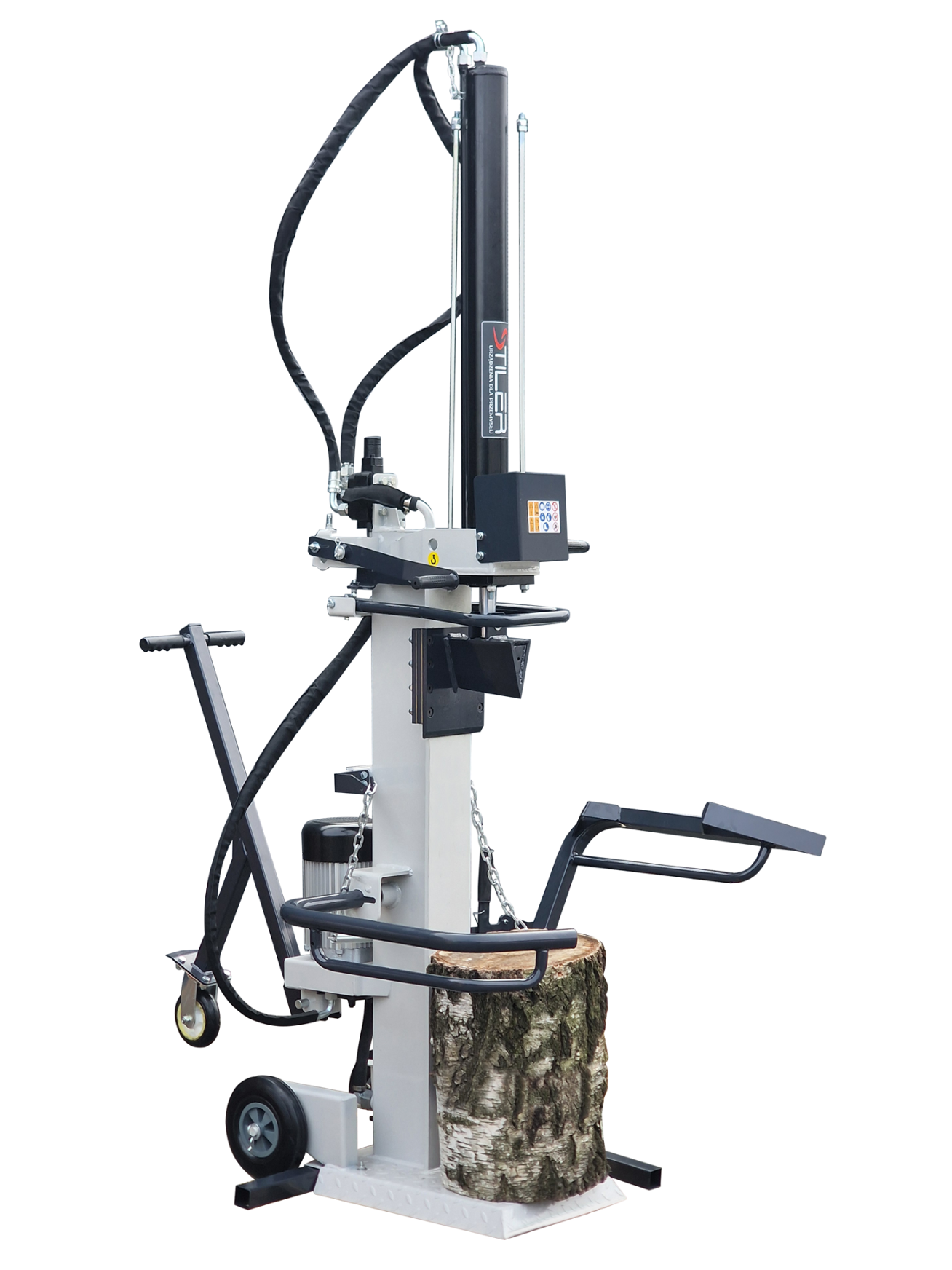 Elektrinė skaldyklė vertikali STILER 14 TON 100 CM Elektrinė skaldyklė vertikali STILER 14 TON 100 CM