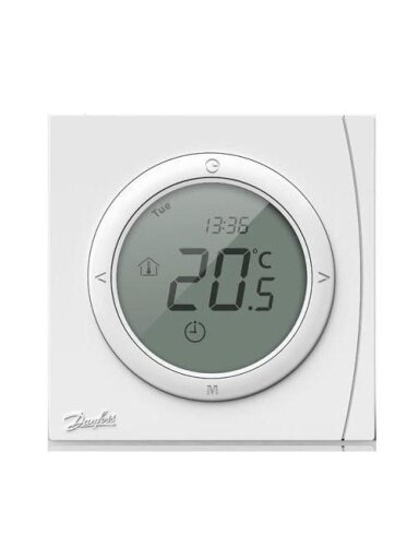 Elektra šildomų grindų termostatas Danfoss ECTemp, Next Plus, programuojamas Elektra šildomų grindų termostatas Danfoss ECTemp, Next Plus, programuojamas