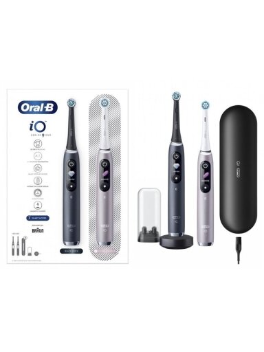 Elektriniai Dantų Šepetėliai Oral-B iO Series 9, 2 vnt.