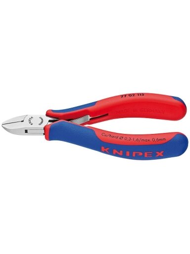 Elektronikos žnyplės 115mm, Knipex