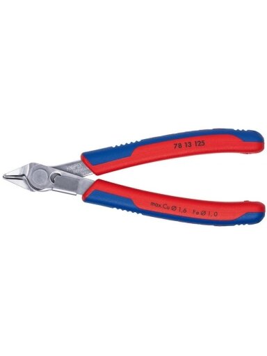 Elektronikos žnyplės 125mm INOX su prispaudimu, Knipex Elektronikos žnyplės 125mm INOX su prispaudimu, Knipex