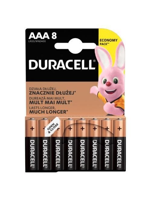 Elementai DURACELL AA/LR06, 1,5V, 8 vnt.