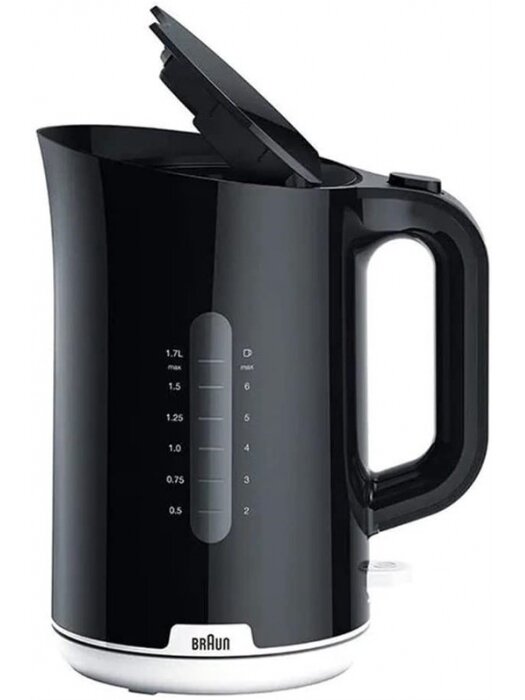 Elektrinis virdulys BRAUN WK1100BK, juodas 1 Elektrinis virdulys BRAUN WK1100BK, juodas 1