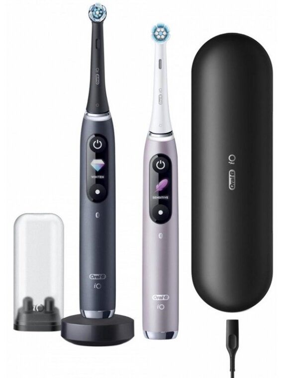 Elektriniai Dantų Šepetėliai Oral-B iO Series 9, 2 vnt. 2 Elektriniai Dantų Šepetėliai Oral-B iO Series 9, 2 vnt. 2