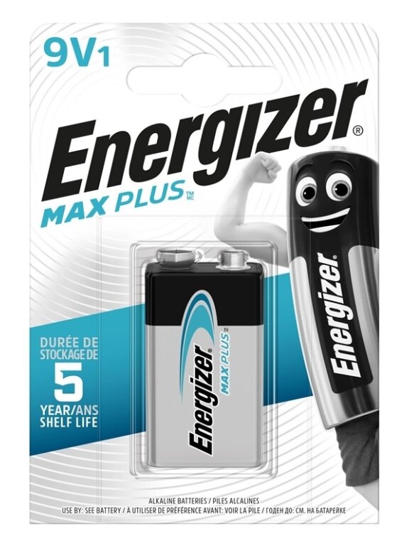 Elementas ENERGIZER MAX PLUS 9V/6LR61