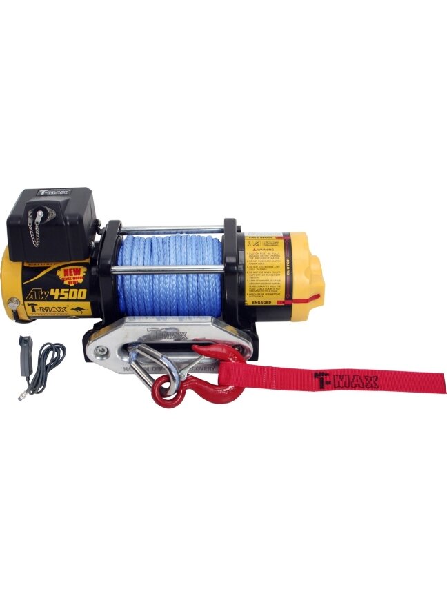 ⬡ Elektrinė gervė 12V 4500 Lbs / 2040 kg (sintetinis lynas) (ATWPRO4500, T-MAX) ⬡ Elektrinė gervė 12V 4500 Lbs / 2040 kg (sintetinis lynas) (ATWPRO4500, T-MAX)