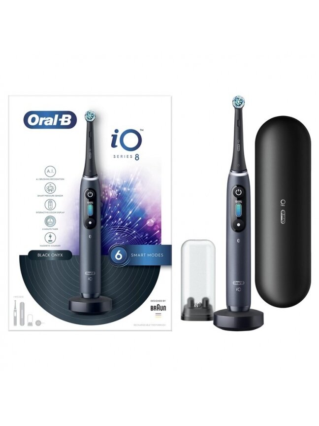 Elektrinis Dantų Šepetėlis Braun Oral-B iO Series 8, juodas 1