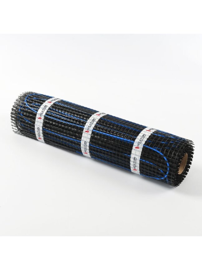 Elektrinis šildomų grindų kilimėlis - tinklelis Heatum 100 W/m²  (100-1.5) 2