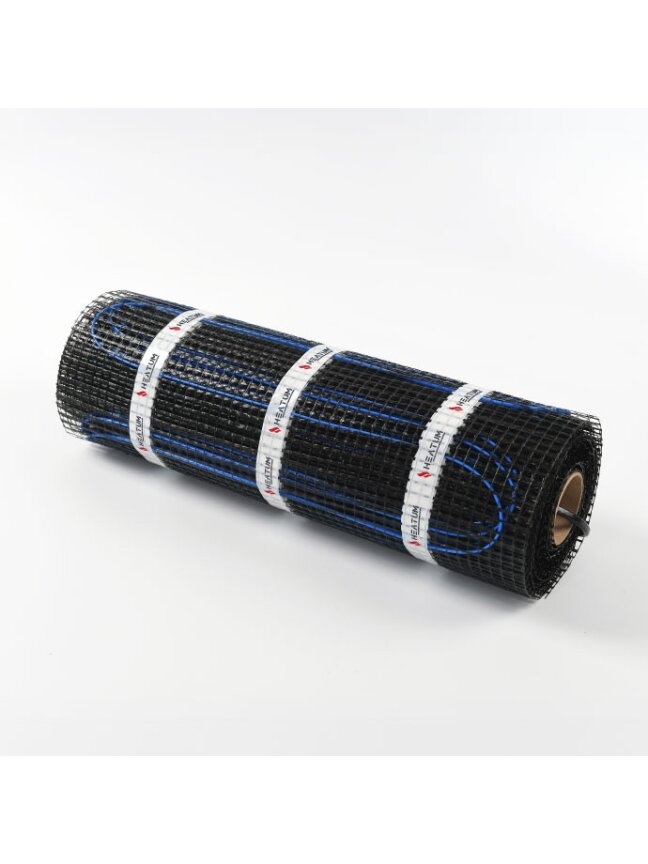 Elektrinis šildomų grindų kilimėlis - tinklelis Heatum 100 W/m²  (100-7) 5