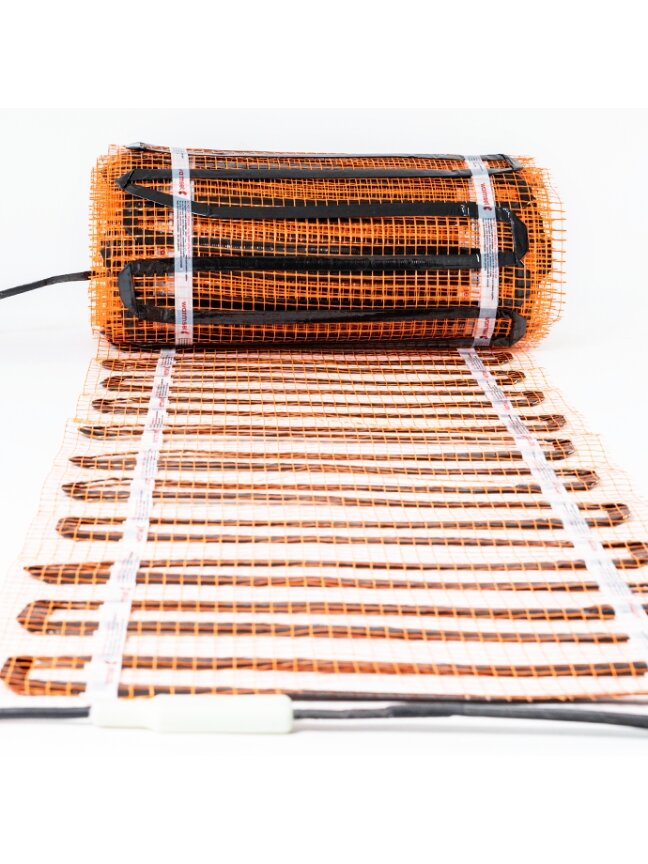 Elektrinis šildomų grindų kilimėlis - tinklelis Warmset Black 150 W 24 V  (150-1.5-24) 4