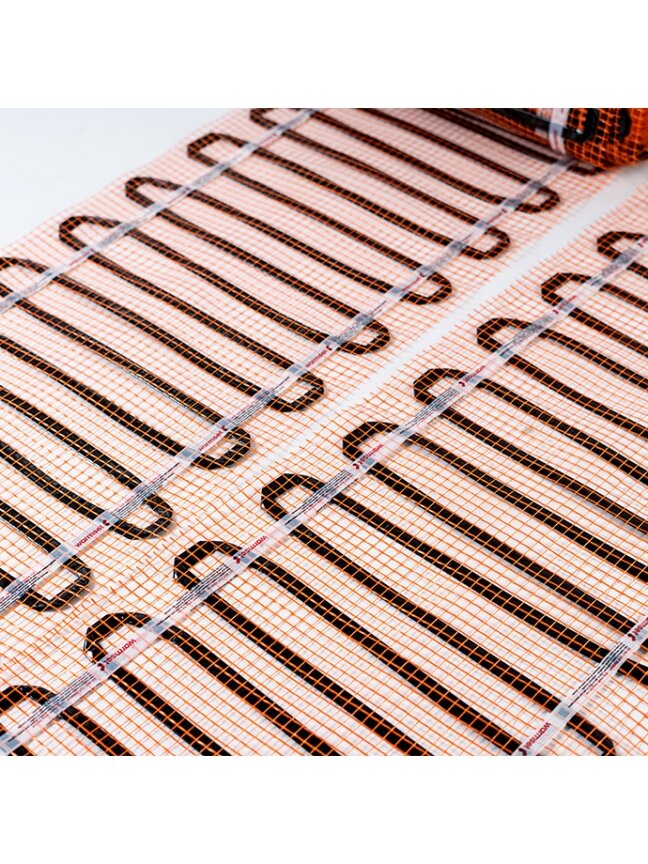 Elektrinis šildomų grindų kilimėlis - tinklelis Warmset Black 85 W  (85-10) 3