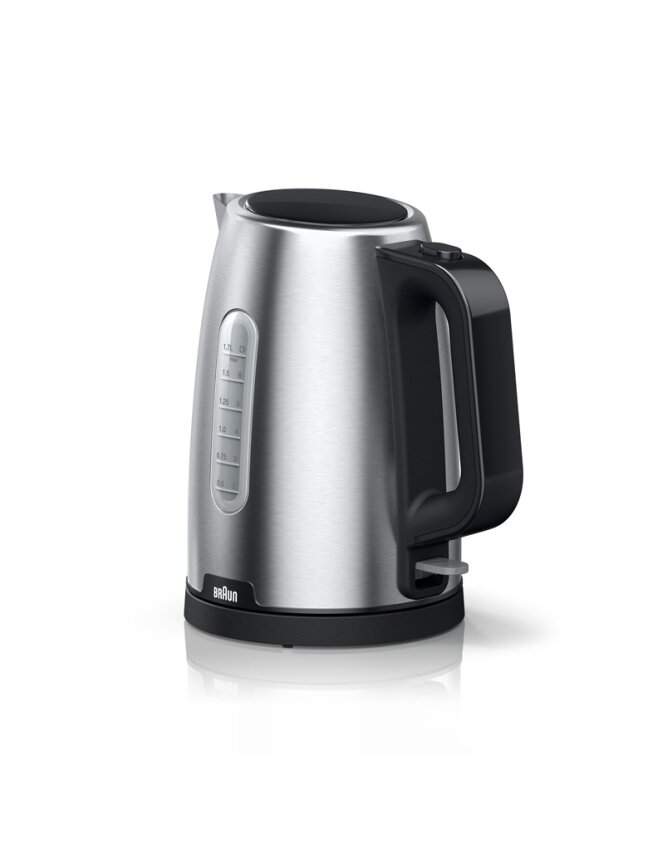 Elektrinis virdulys Braun PurShine WK1500BK, 1.7 l, sidabro 1