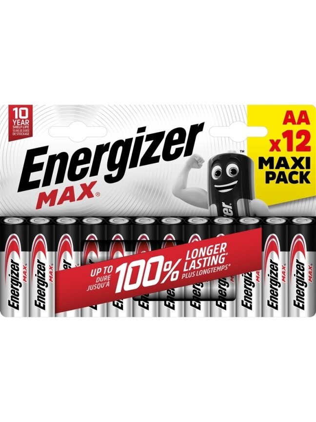 Elementai ENERGIZER MAX AA/LR06, 1.5V, 12vnt. 1