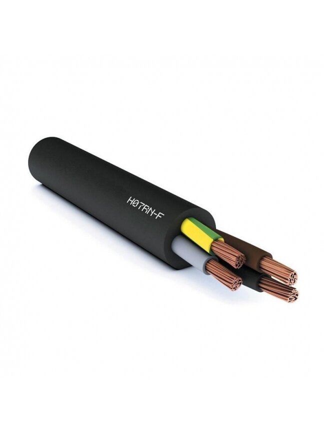 Elpar H07RN-F, 5 x 4 mm², 1m Elpar H07RN-F, 5 x 4 mm², 1m