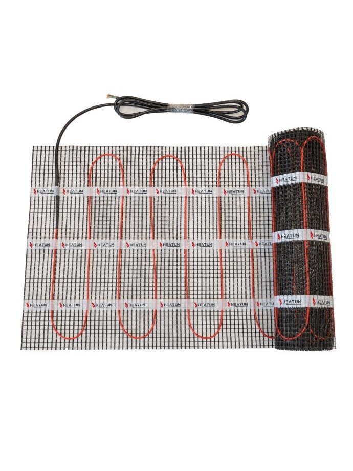 Elektrinis šildomų grindų kilimėlis - tinklelis Heatum 150 W/m²  (150 - 6) 2