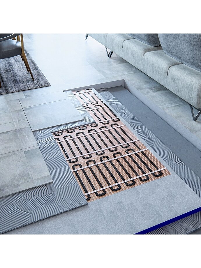 Elektrinis šildomų grindų kilimėlis - tinklelis Warmset Black 150 W (150-4.5) 6 Elektrinis šildomų grindų kilimėlis - tinklelis Warmset Black 150 W (150-4.5) 6