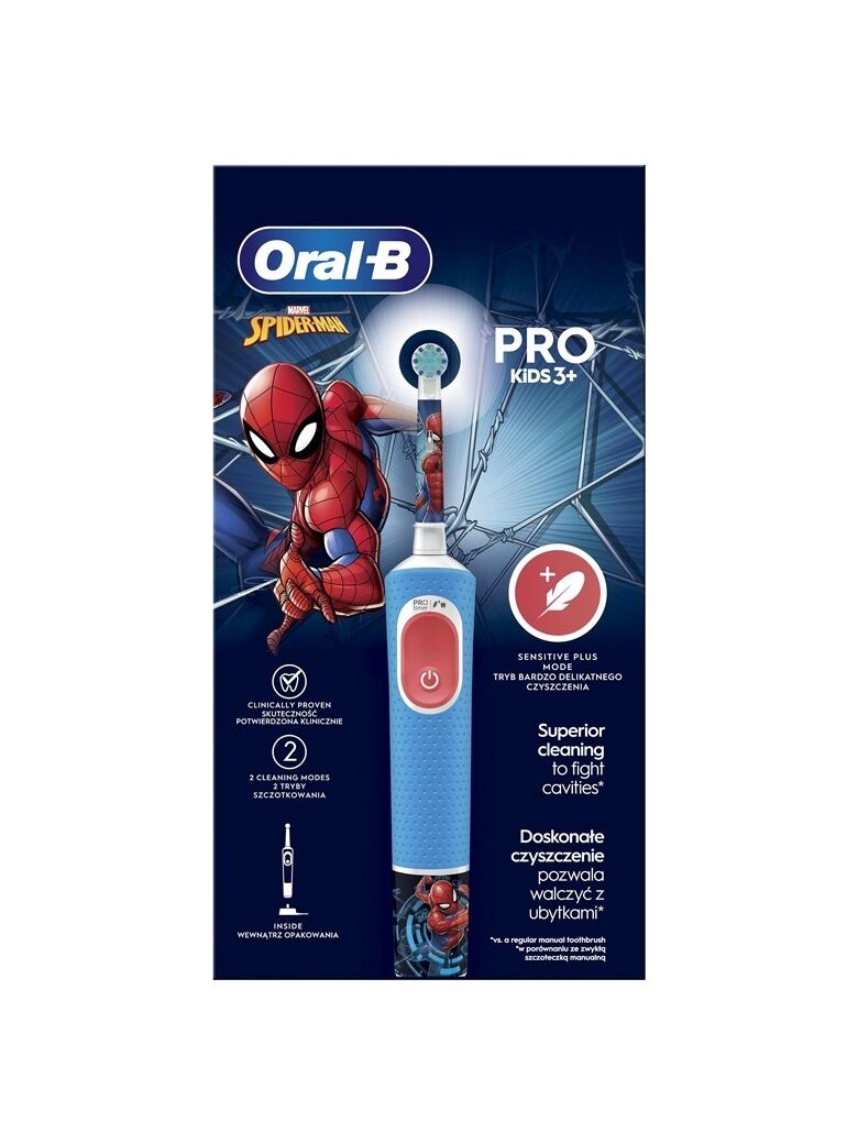 Elektrin dantų šepetėlis Braun D103.413.2K Vitality PRO Kids 2