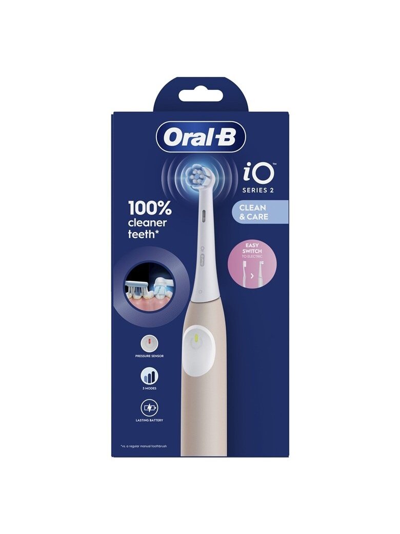 Elektrinis dantų šepetėlis Oral-B iOS2.1C9.0P iO2,rožinis 2 Elektrinis dantų šepetėlis Oral-B iOS2.1C9.0P iO2,rožinis 2