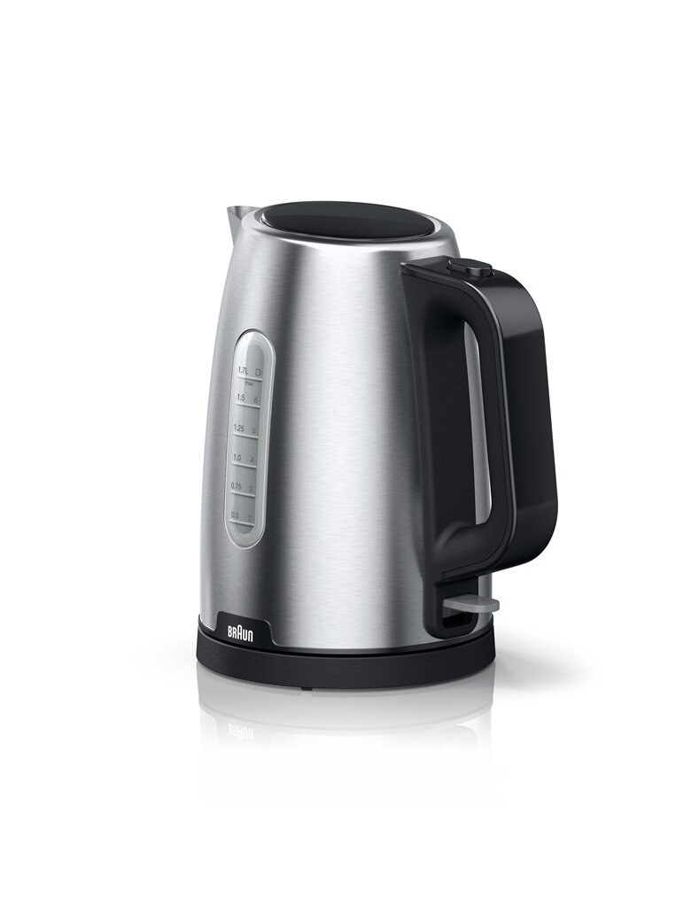 Elektrinis virdulys Braun PurShine WK1500BK, 1.7 l, sidabro 1