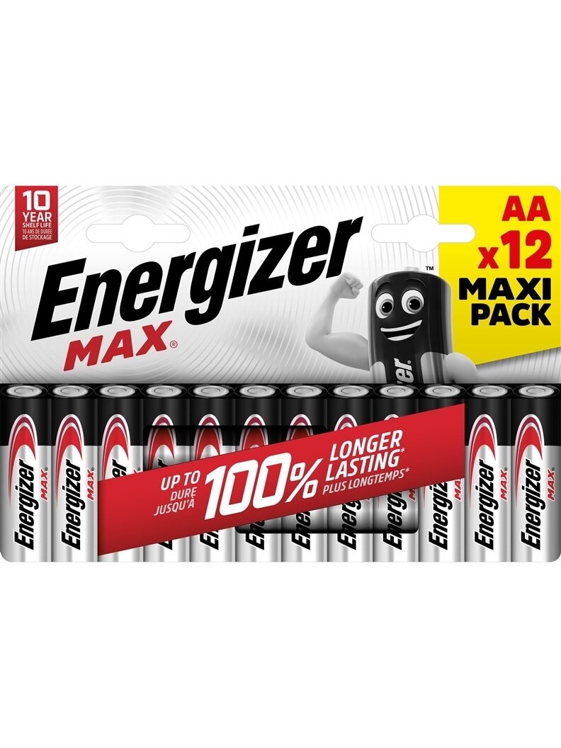 Elementai ENERGIZER MAX AA/LR06, 1.5V, 12vnt. 1