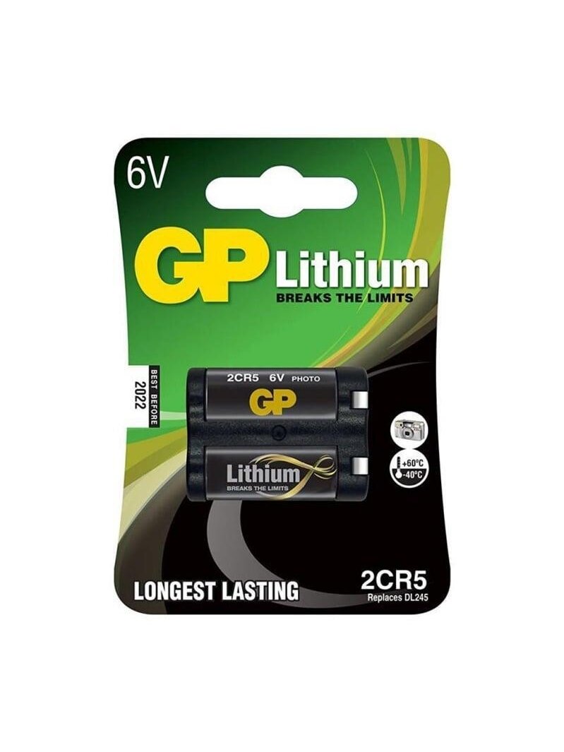 Elementas GP LITHIUM 2CR5, 6V Elementas GP LITHIUM 2CR5, 6V