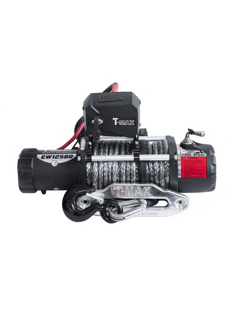 ⬡ Elektrinė gervė X-Power 12V 9500 Lbs / 4315 kg (sintetinis lynas) (PEW950012XP, T-MAX)