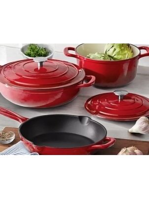 Emaliuotas ketaus puodas ⌀24 cm 4 l 2 Emaliuotas ketaus puodas ⌀24 cm 4 l 2