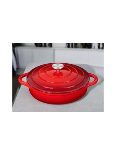 Emaliuotas ketaus puodas ⌀28 cm 6.3 l