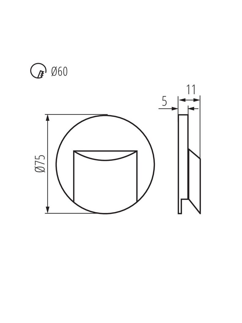 ERINUS LED O B-NW 1 ERINUS LED O B-NW 1