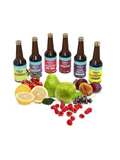 Esencijos alkoholiui, įvairių spalvų, 6 vnt x 40 ml