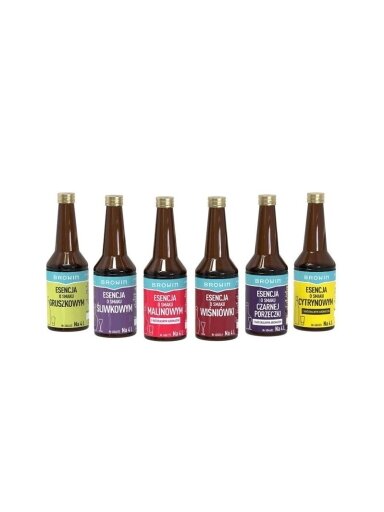 Esencijos alkoholiui, įvairių spalvų, 6 vnt x 40 ml