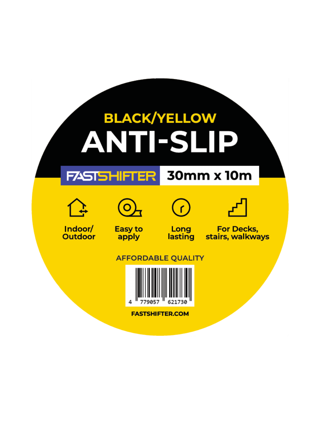 Fastshifter Anti-Slip Tape neslystanti juosta 30mm x 10m Fastshifter Anti-Slip Tape neslystanti juosta 30mm x 10m