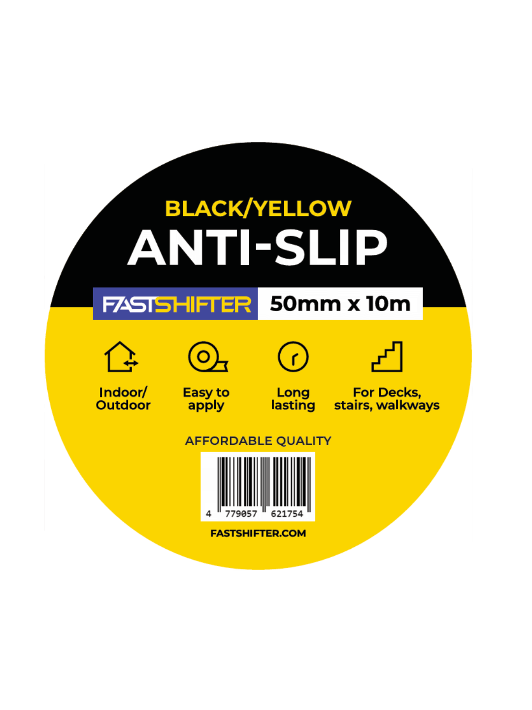 Fastshifter Anti-Slip Tape neslystanti juosta 50mm x 10m Fastshifter Anti-Slip Tape neslystanti juosta 50mm x 10m