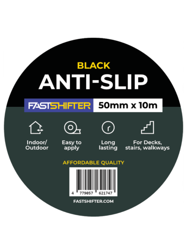 Fastshifter Anti-Slip Tape neslystanti juosta 50mm x 10m, juoda Fastshifter Anti-Slip Tape neslystanti juosta 50mm x 10m, juoda